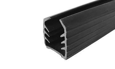 Уплотнитель в поручень с пазом 24х24 для стекла 12 мм, EPDM Фk301 купить в Волгограде
