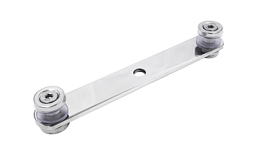 Стеклодержатель пластинчатый, под стекло 6-12 мм, полированный (AISI 201) k047-5 купить в Волгограде