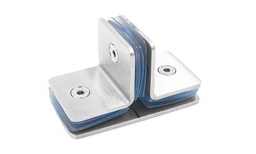 Коннектор для душевой кабины на 3 стекла шлифованный t727-2 SSS  купить в Волгограде