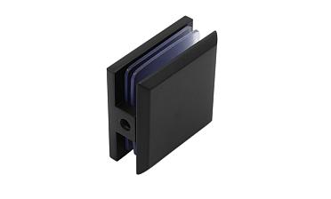  Коннектор для душевой кабины стена-стекло 45х45, вырез 67, цинк, черный t730 BZn купить в Волгограде