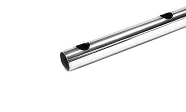 Труба AISI 304 25х1х6000, с перфорацией под  Ø12, 90°, GRIT 600 837-2 купить в Волгограде