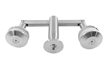 Крепление двойное с рутелями к тяге, AISI 304 k628 купить в Волгограде