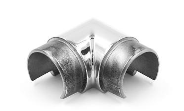 Отвод с пазом на трубу Ø48.3 мм, полированный (AISI 304) k237 купить в Волгограде