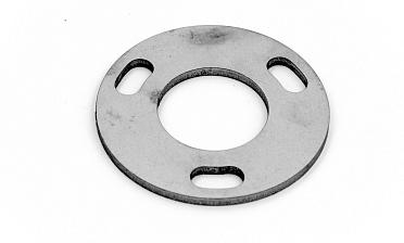 Фланец стойки 50/90х3 мм, 3 отв. М10х20, черный металл k116-50-9 купить в Волгограде