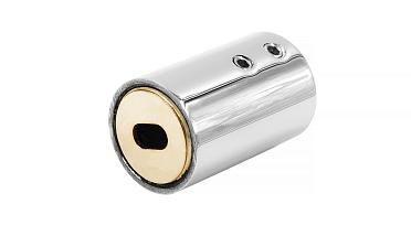 Коннектор стена-труба для трубы 19 мм, без юбки, полированный t907-2 PSS купить в Волгограде