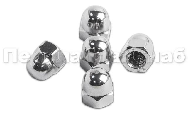 Колп. гайка нерж. М8  (DIN 1587.А2) М-3316