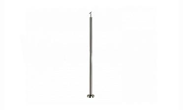 Готовая стойка Ø38,1 мм, с фланцем и наконечником, высота 950 мм, полированная (AISI 304) k702 купить в Волгограде