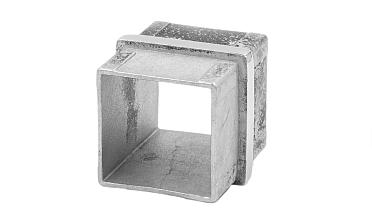 Соединитель для поручня 40х40 мм, полированный, (AISI 304) k368 купить в Волгограде