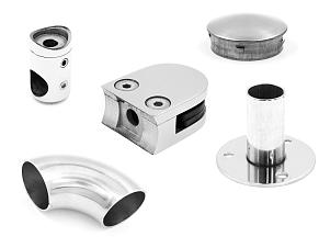 Комплектующие для лестниц, перил и ограждений AISI 316 купить в Волгограде