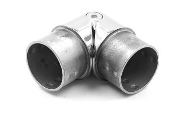 Поворот литой, шарнирный под Ø42.4 мм, полированный, AISI 304 k273 купить в Волгограде