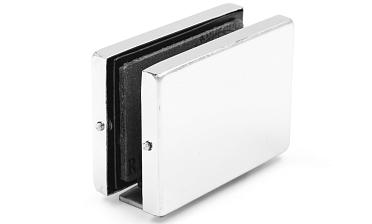 Коннектор стена-стекло с монтажной пластиной, полированный, вырез 09 t192 PSS купить в Волгограде