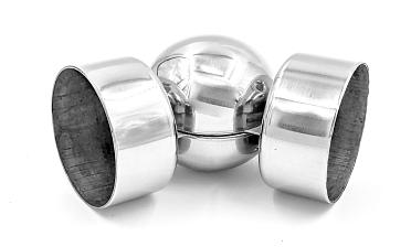 Поворот поручня, шаровый под Ø50.8х0.8 мм, полированный AISI 201 k053-7 купить в Волгограде