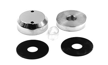 Комплект торцевого крепления несущего стекла, полированный, литой. AISI 304 k277-6  купить в Волгограде