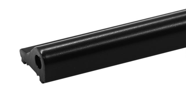 Порог для душевых перегородок 1000 мм, черный матовый Фt118 ALBL