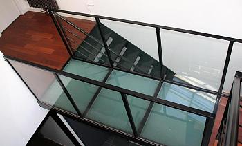 Стеклянный пол для легкого перекрытия между этажами в Волгограде. Готовые проекты ПерилаГлавСнаб