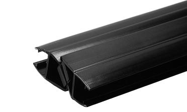Комплект уплотнителей для стекла 8 мм, стекло-стекло 2200 мм, 90°/180°, с магнитом (2 шт.), черный (t210) t210-2 BL-U купить в Волгограде
