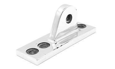 Крепление ванты(тяги) козырька к стойке алюминиевого фасада, AISI 304,литое,полированное, k610 купить в Волгограде