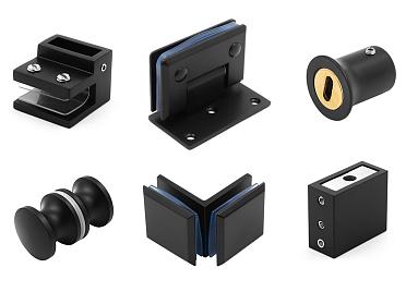 Черная фурнитура для душевых кабин купить в Волгограде