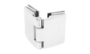 Петля душевая, стекло-стекло 180°, без реза, нерж, полированная t313 PSS купить в Волгограде