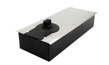 Доводчик для стеклянной двери напольный, шлифованный EN2 250 тыс. циклов 115гр (дверь 800мм  до 80 кг) t186 SSS купить в Волгограде