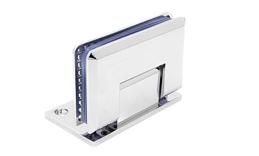 Петля для душевой кабины стена-стекло 90° 90х55 мм латунь-хром, полированная t305 PC купить в Волгограде