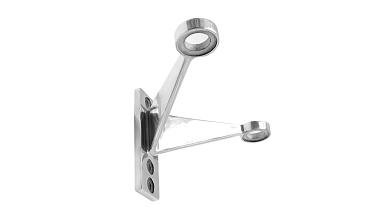 Крепление рутеля к стене, двойное, фланец с тремя отверстиями, AISI 304 k612-2 купить в Волгограде