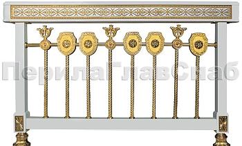Латунные ограждения лестниц серия – Палладий XL01-1 в Волгограде. Готовые проекты ПерилаГлавСнаб