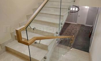 Цельностеклянные ограждения на несущем стекле в Волгограде. Готовые проекты ПерилаГлавСнаб