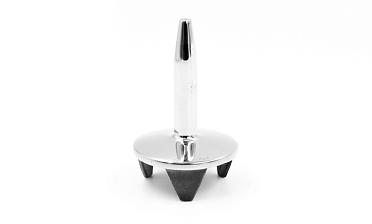 Наконечник палец (солдатик) на стойку Ø50.8х1.5 мм, без ложемента, удлиненный 70 мм, облегченный, литой, полированный, нержавеющий AISI 304 k557 купить в Волгограде