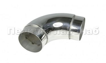 Отвод поручня с двумя установочными кольцами Ø50.8х125 AISI 304 k052-8 купить в Волгограде