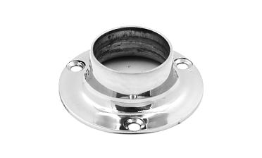 Фланец штампованный, для трубы Ø38.1 мм, полированный, внешний диаметр Ø76 мм, толщина 2 мм (AISI 304) k533 купить в Волгограде