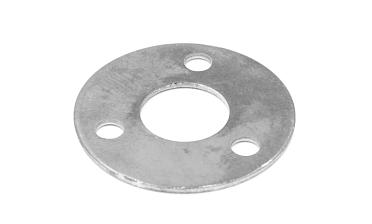 Фланец стойки большой 32/81 х 3 мм, 3 отв х М10 х 20, черный металл k116-32-9 купить в Волгограде