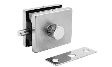 Защелка с ответной частью на стену и пол, шлифованная, вырез 17 t138 SSS купить в Волгограде