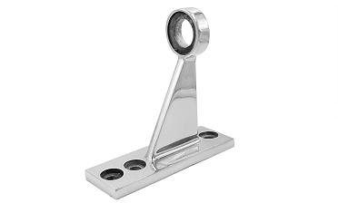 Крепление козырька к стойке алюминиевого фасада, AISI 304, литое , полированное, k611 купить в Волгограде