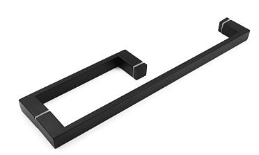 Ручка полотенцесушитель 25*10*200*450, черная t625 Bl купить в Волгограде