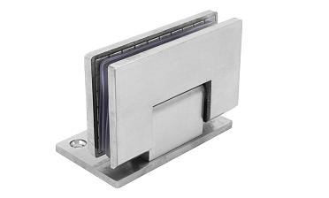 Петля для душевой кабины стена-стекло 90° 90х55 мм шлифованная t305-2 SSS купить в Волгограде