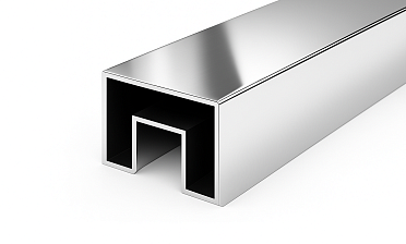 Труба 40х60, с пазом 24х24, полированная, AISI 304 k824-3 купить в Волгограде