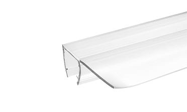 Уплотнитель для стекла 8мм, 90°, стекло-стекло 2,2 м.длина уса 25 мм t215y-8 купить в Волгограде