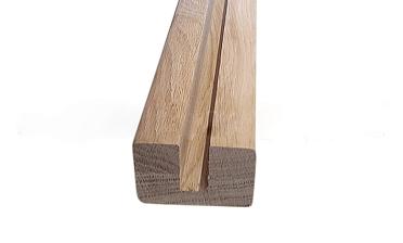 Дубовый поручень 60х40 некрашеный С ПАЗОМ, Премиум Ф-1221 купить в Волгограде