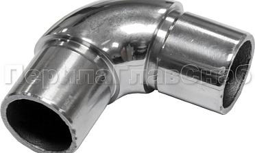Отвод трубы Ø25.4 мм с установочными кольцами, полированный (AISI 304) k325 купить в Волгограде
