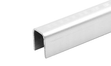 Профиль П-образный t=1,5 мм под стекло 20 мм, шлифованный, длина 2000 мм AISI 304 Ф-1148 купить в Волгограде