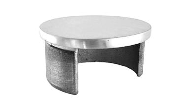 Заглушка для поручня с пазом Ø48.3 мм 4х39 мм шлифованная (AISI 304) k235-2 купить в Волгограде