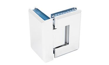 Петля для душевой кабины стекло-стекло 90° 90х55 мм полированный  t304 PSS купить в Волгограде