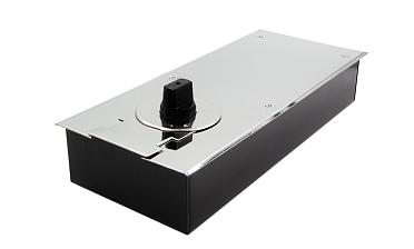 Доводчик для стеклянной двери до 80 кг EN2, напольный, 500 тыс. циклов, нержавеющая сталь AISI 304, полированная t182 PSS купить в Волгограде