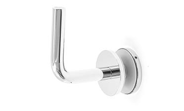 Держатель поручня на стекло 10-17 мм, полированный (AISI 304) k008 купить в Волгограде