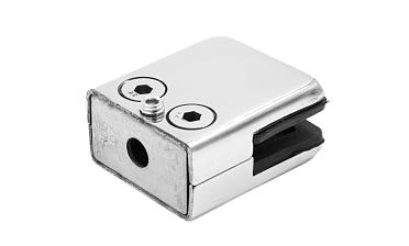 Стеклодержатель штампованный, под стекло 10 мм (5+5 мм), на плоскость 40х24х48 полированный (AISI 304) k352-10 купить в Волгограде