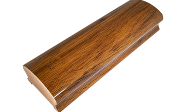 Пластиковый поручень фигурный текстурный, цвет Венге, длина 4м k897-3  купить в Волгограде