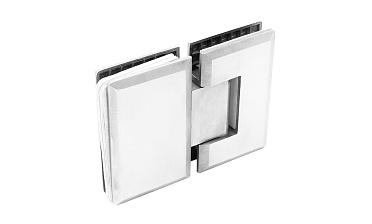 Петля для душевой кабины стекло-стекло 180° 90х55 мм, шлифованная  t303 SSS купить в Волгограде