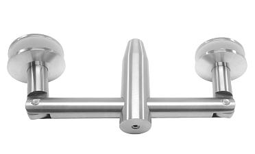 Крепление двойное с рутелями к стене, AISI 304 k629 купить в Волгограде