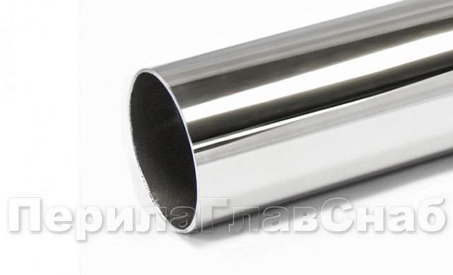 Труба AISI 201, Ø38.1 х 1.00 х 6000 мм, полированная k815-5 2